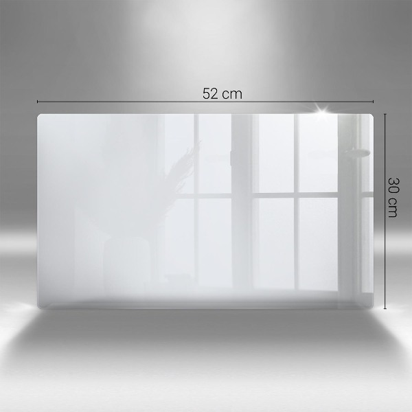 Posavaso de vidrio para velas Color blanco