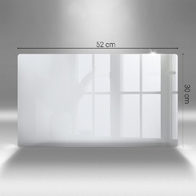 Posavaso de vidrio para velas Color blanco