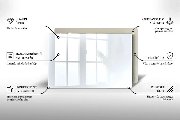 Posavaso de vidrio para velas Color blanco