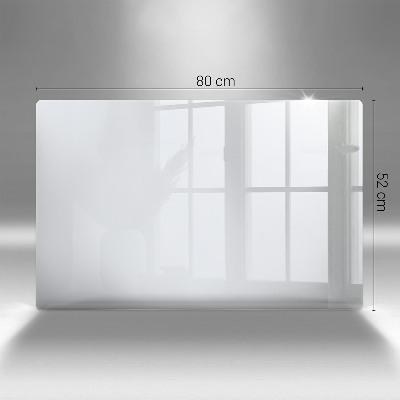 Posavaso de vidrio para velas Color blanco