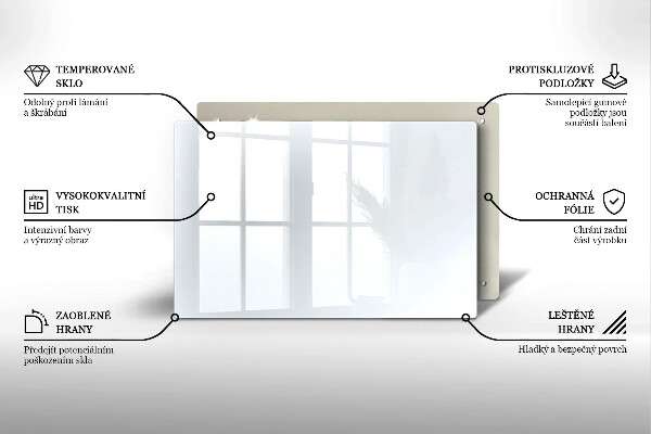 Posavaso de vidrio para velas Color blanco