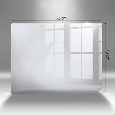 Posavaso de vidrio para velas Color blanco