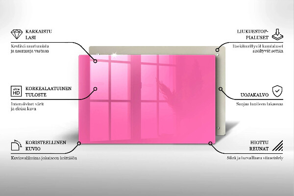 Posavaso de cristal para velas funerarias Color rosa