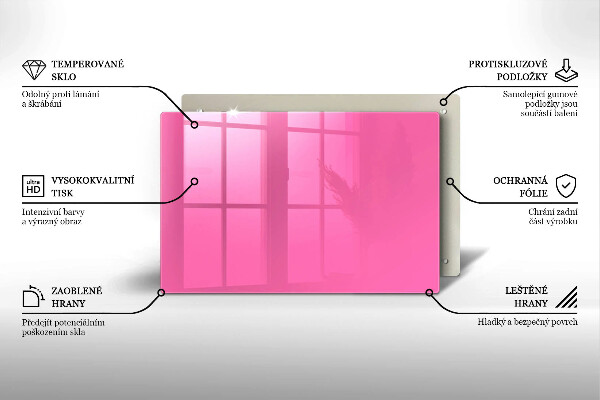 Posavaso de cristal para velas funerarias Color rosa