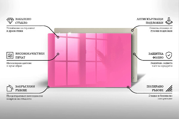 Posavaso de cristal para velas funerarias Color rosa