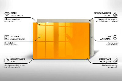 Posavaso de vidrio para velas funerarias Color amarillo oscuro