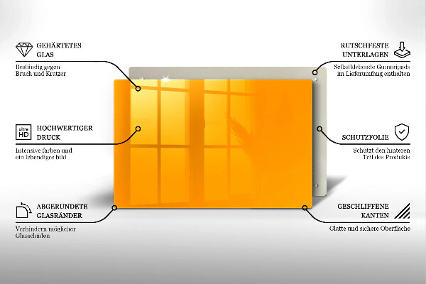 Posavaso de vidrio para velas funerarias Color amarillo oscuro