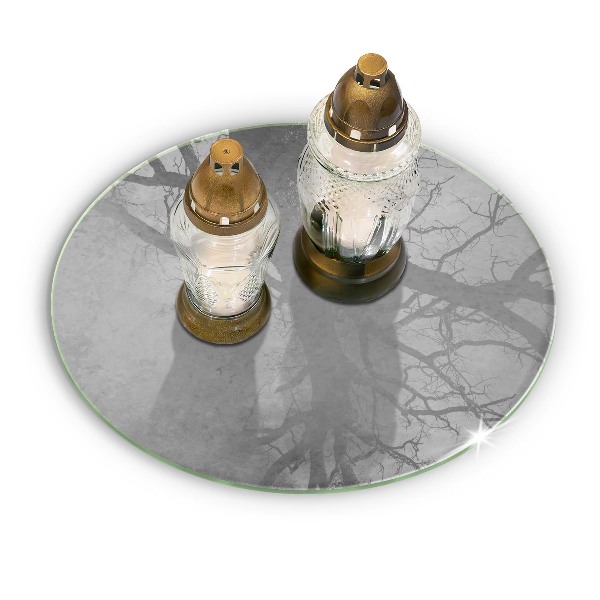 Posavaso de vidrio para velas Fondo de textura de hormigón