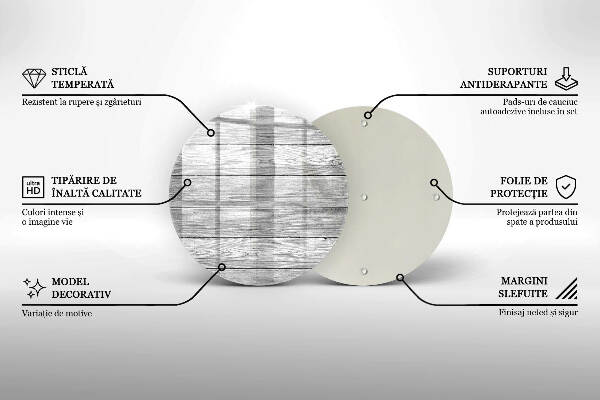 Posavaso de vidrio para velas funerarias Tablas de madera viejas