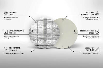 Posavaso de vidrio para velas funerarias Tablas de madera viejas