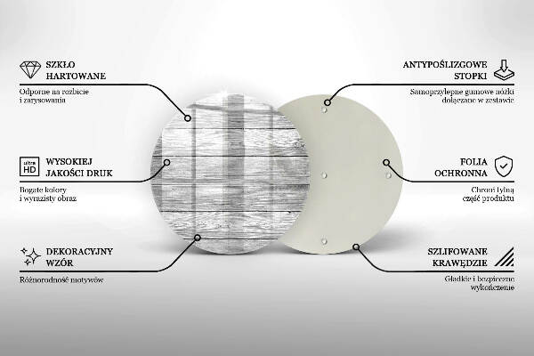 Posavaso de vidrio para velas funerarias Tablas de madera viejas