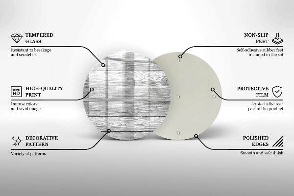 Posavaso de vidrio para velas funerarias Tablas de madera viejas