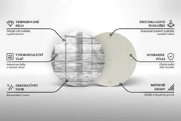 Posavaso de vidrio para velas funerarias Tablas de madera viejas