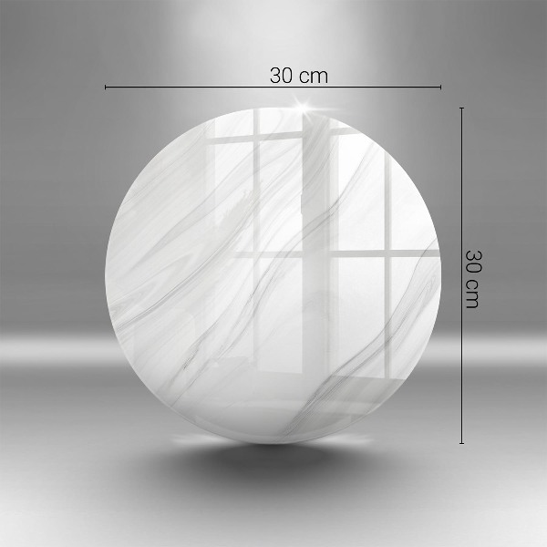 Posavaso de vidrio para velas funerarias Mármol delicado