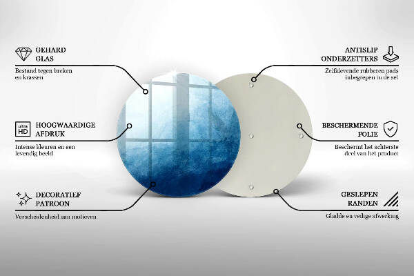 Posavaso de vidrio para velas funerarias Fondo abstracto