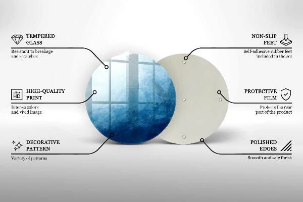 Posavaso de vidrio para velas funerarias Fondo abstracto