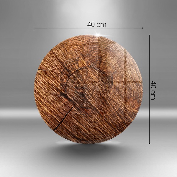 Posavaso de vidrio para velas funerarias Estructura de madera