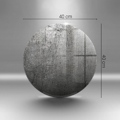 Posavaso de vidrio para velas funerarias Textura de metal