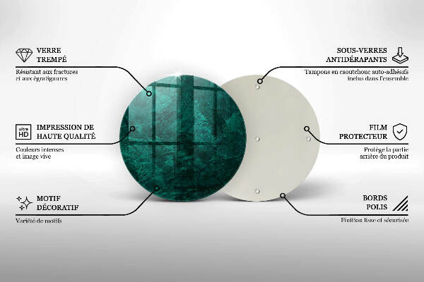 Posavaso de vidrio para velas funerarias Textura de fondo de piedra