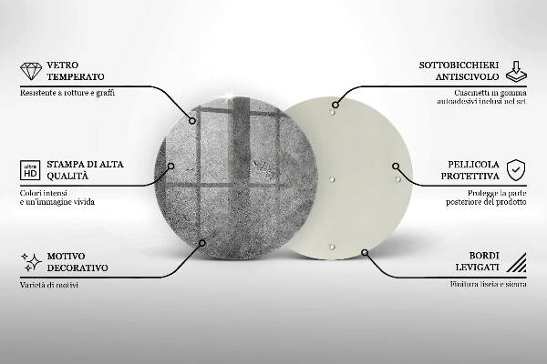 Podkładka pod znicz Beton kamień tekstura