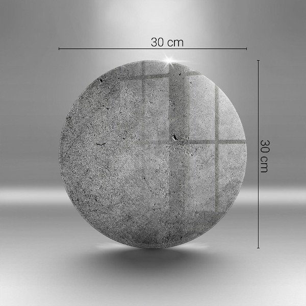 Posavaso de vidrio para velas funerarias Textura de piedra de hormigón