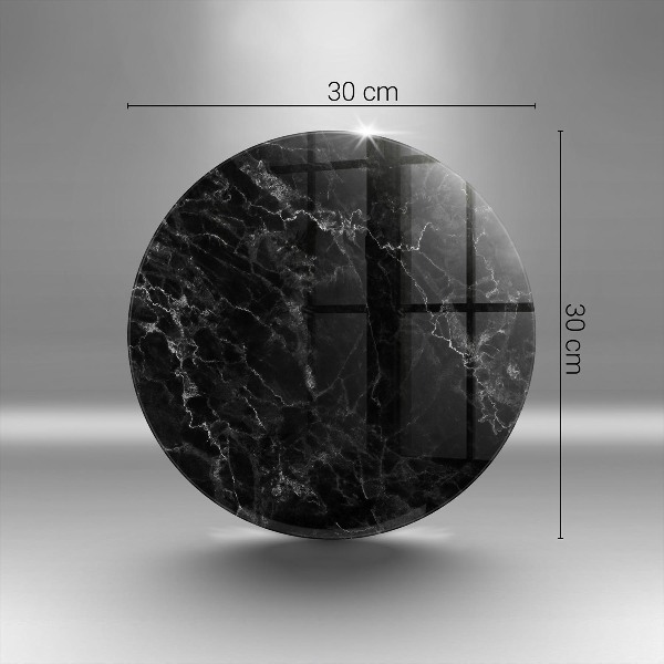 Posavaso de vidrio para velas Mármol elegante