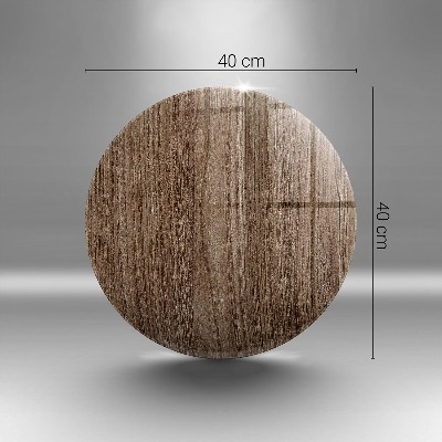 Posavaso de vidrio para velas funerarias Textura de madera