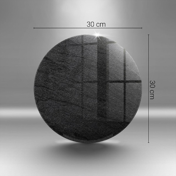 Posavaso de vidrio para velas Textura de piedra