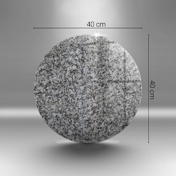 Posavaso de vidrio para velas funerarias Textura de piedra