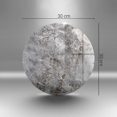 Posavaso de vidrio para velas funerarias Textura de piedra