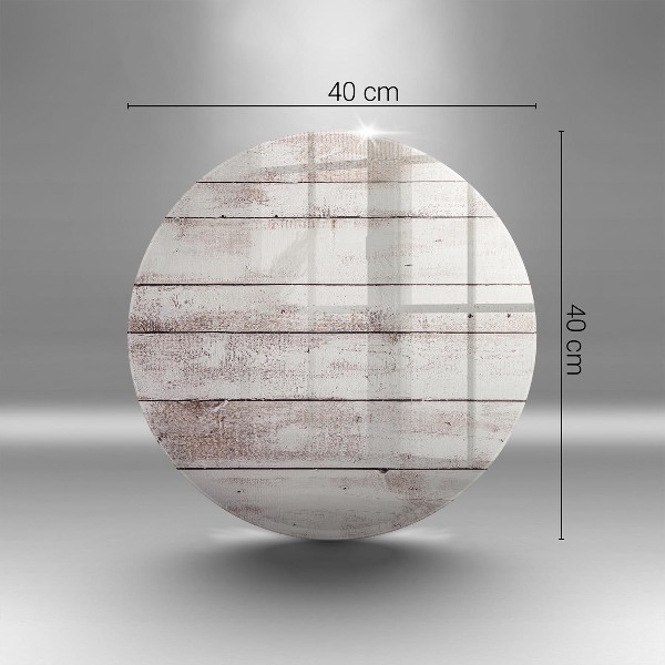 Posavaso de vidrio para velas Tablas de madera viejas