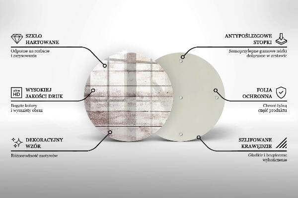 Posavaso de vidrio para velas Tablas de madera viejas