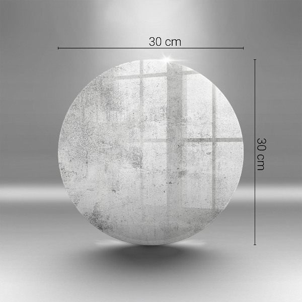 Posavaso de vidrio para velas funerarias Textura de hormigón