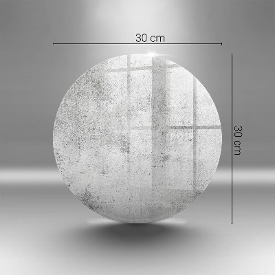 Posavaso de vidrio para velas funerarias Textura de hormigón