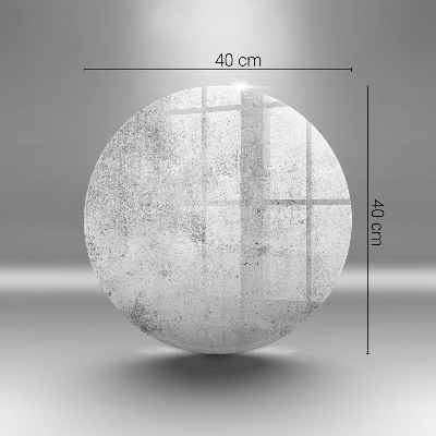 Posavaso de vidrio para velas funerarias Textura de hormigón