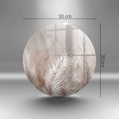 Posavaso de vidrio para velas funerarias Vegetación de follaje bohemio