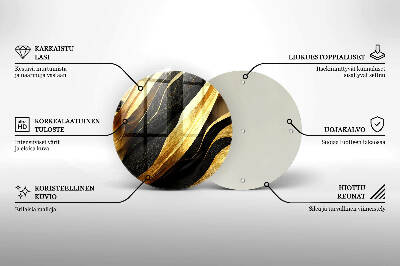 Posavaso de vidrio para velas Abstracción elegante