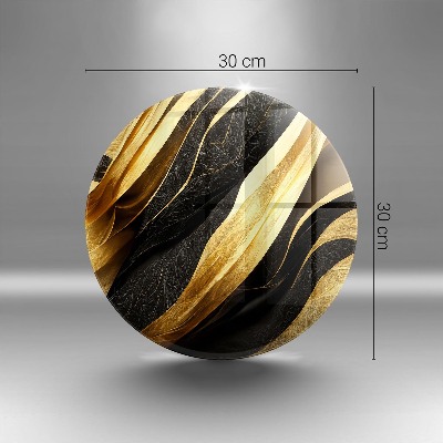 Posavaso de vidrio para velas Abstracción elegante