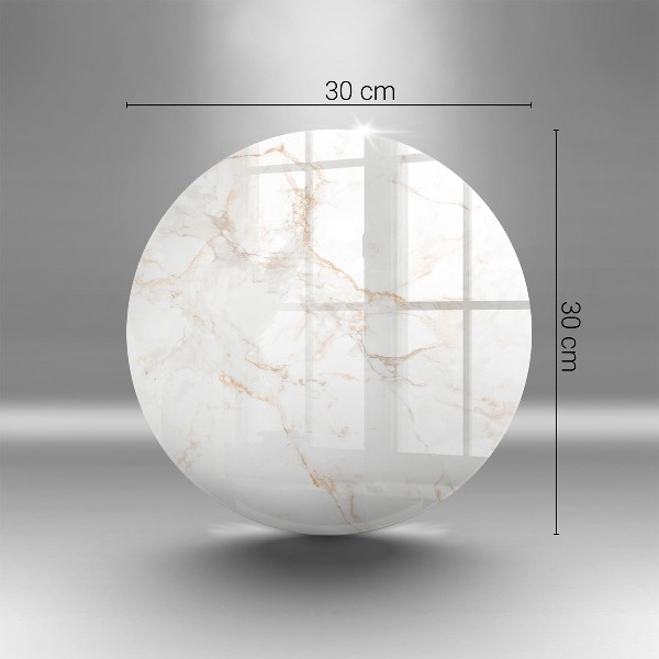 Posavaso de vidrio para velas funerarias Elegante piedra de mármol