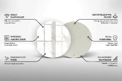 Posavaso de vidrio para velas funerarias Elegante piedra de mármol