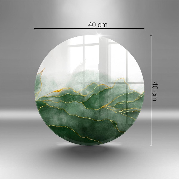 Posavaso de vidrio para velas Naturaleza abstracta