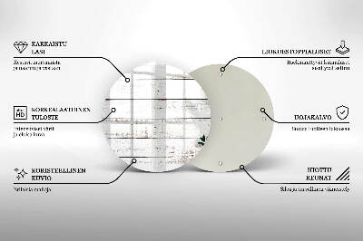 Posavaso de vidrio para velas funerarias Tablas y hojas viejas