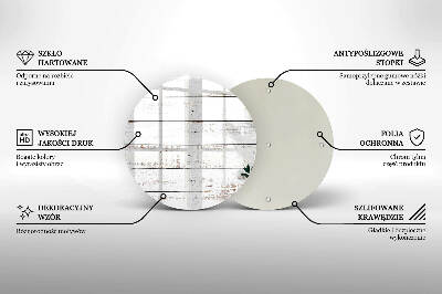 Posavaso de vidrio para velas funerarias Tablas y hojas viejas