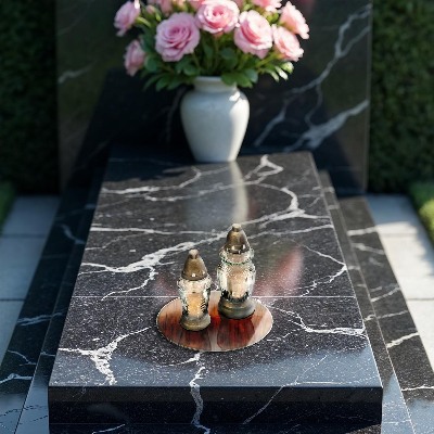 Posavaso de vidrio para velas Tablas de madera