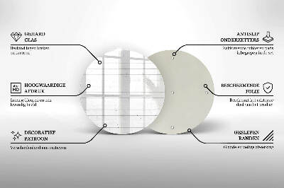 Posavaso de vidrio para velas funerarias Tableros de luz modernos