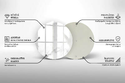Posavaso de vidrio para velas funerarias Mármol moderno