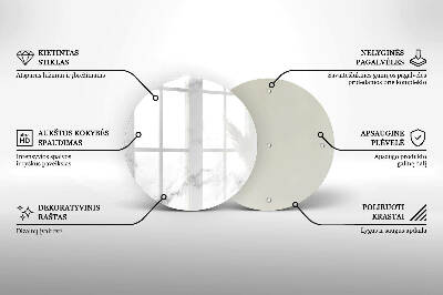 Posavaso de vidrio para velas funerarias Mármol moderno