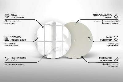 Posavaso de vidrio para velas funerarias Mármol moderno
