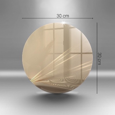 Posavaso de vidrio para velas Abstracción moderna