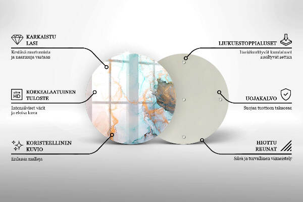 Podstawka pod znicz Abstrakcja marmur